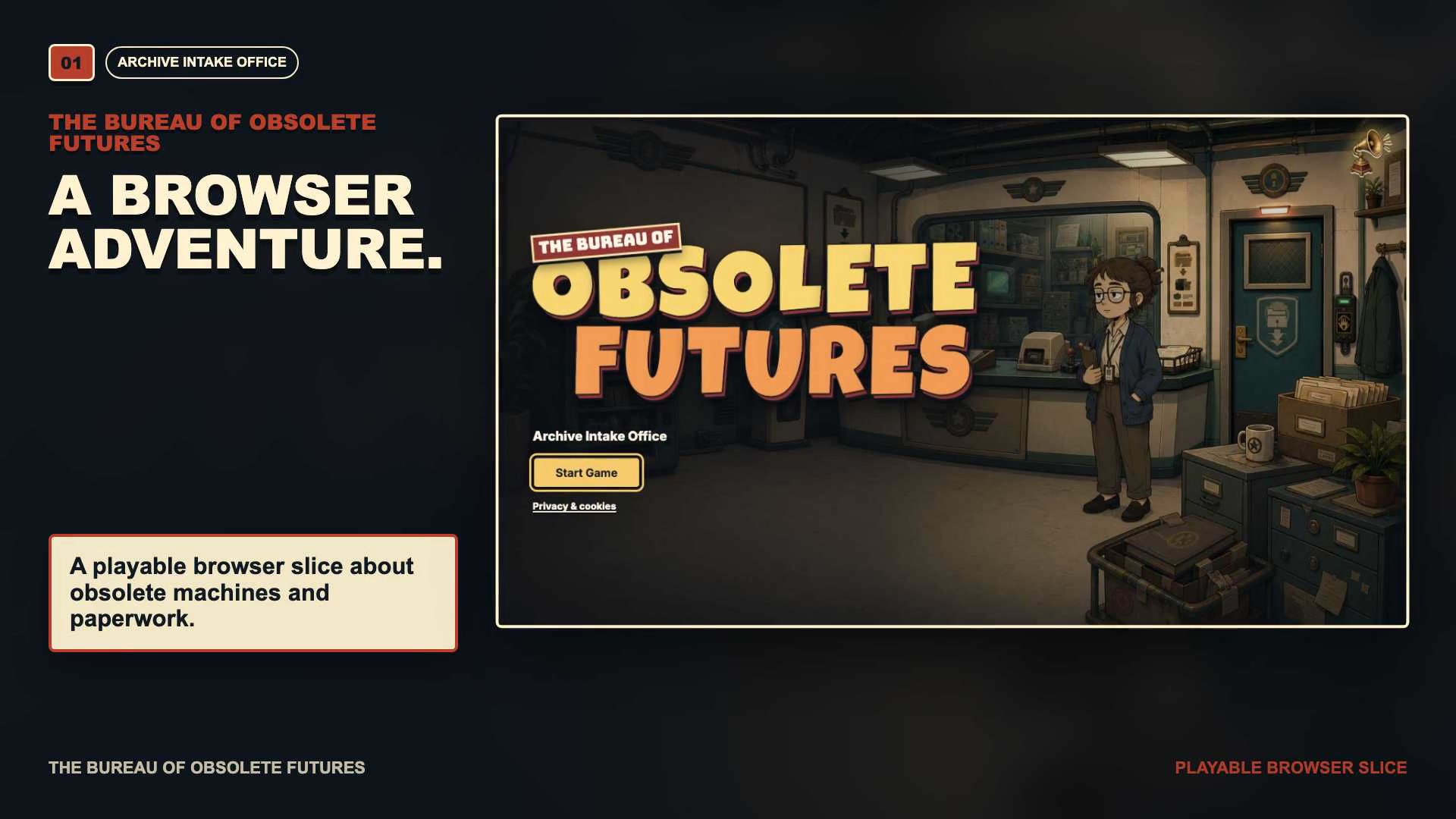 Part 1: The Bureau of Obsolete Futures